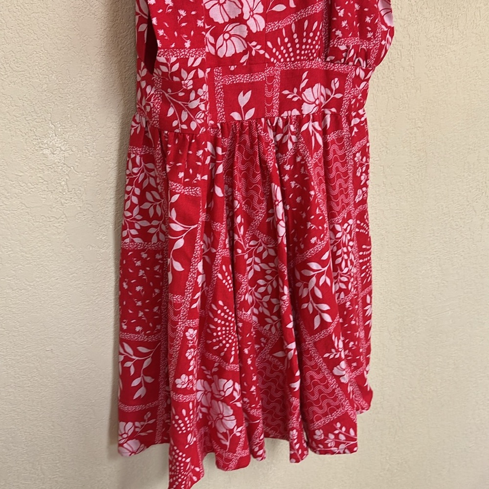 House of Harlow 1960 Red Floral Mini Dress - Picture 3 of 5